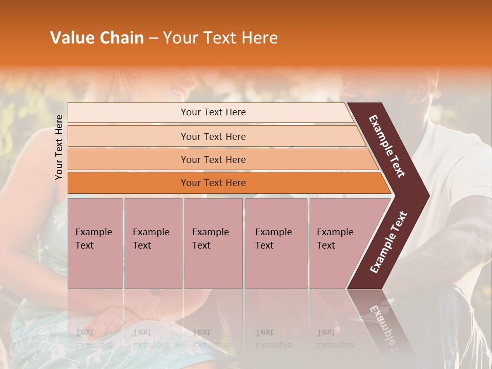 Thirties Couple Talking PowerPoint Template
