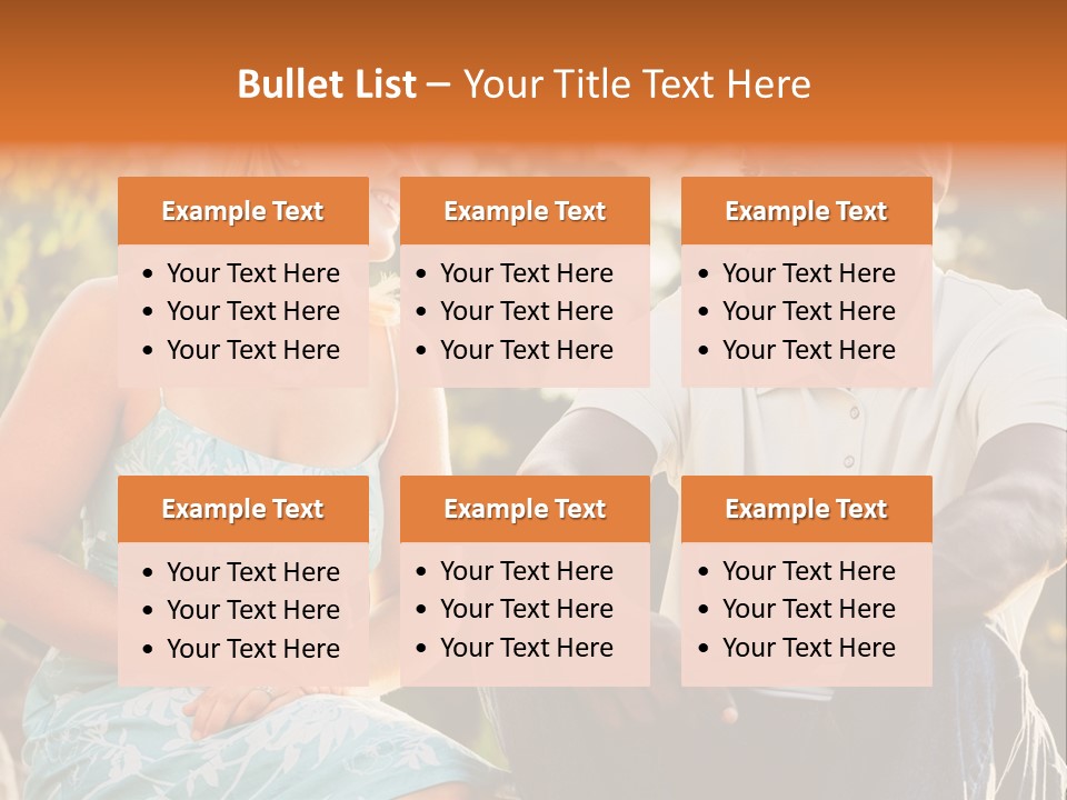 Thirties Couple Talking PowerPoint Template