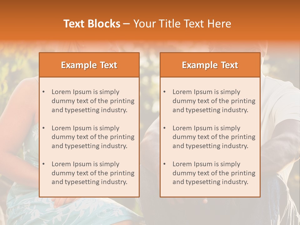 Thirties Couple Talking PowerPoint Template