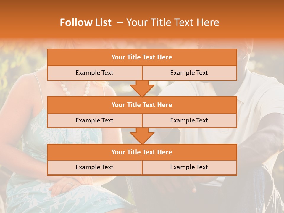 Thirties Couple Talking PowerPoint Template