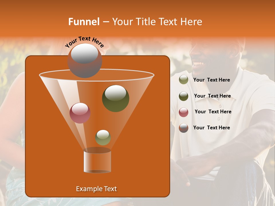 Thirties Couple Talking PowerPoint Template