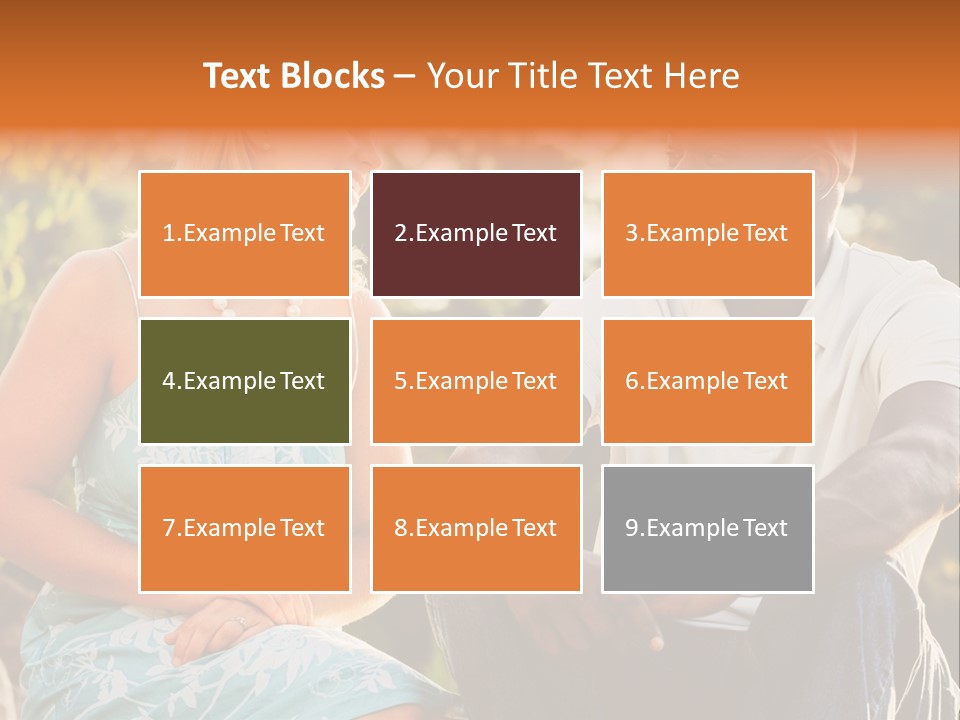 Thirties Couple Talking PowerPoint Template