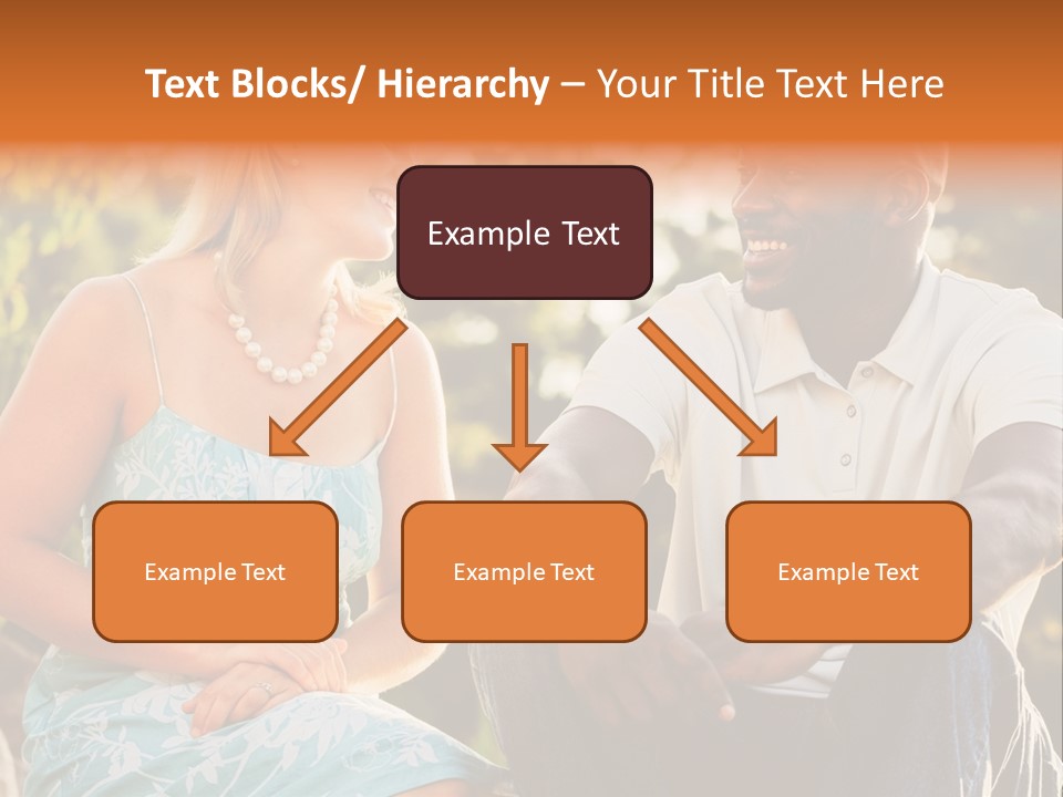 Thirties Couple Talking PowerPoint Template