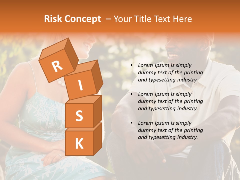 Thirties Couple Talking PowerPoint Template