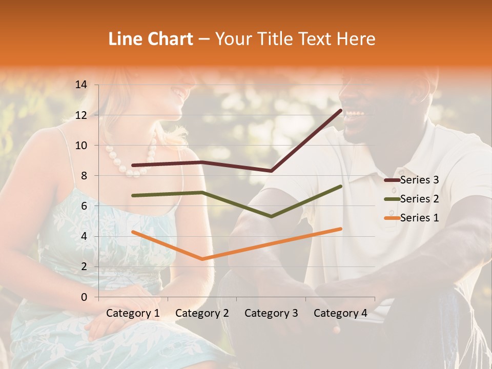 Thirties Couple Talking PowerPoint Template