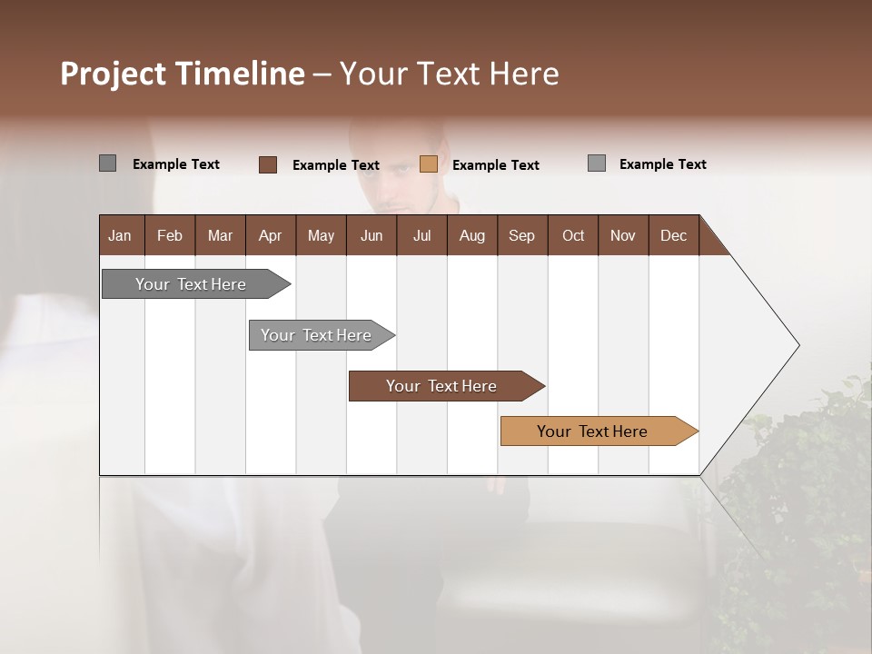 A Man Sitting On A Couch Talking To A Woman PowerPoint Template