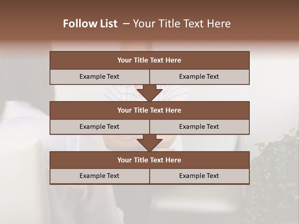 A Man Sitting On A Couch Talking To A Woman PowerPoint Template
