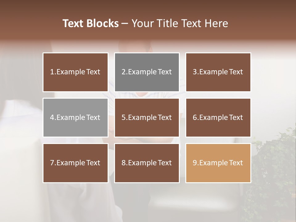 A Man Sitting On A Couch Talking To A Woman PowerPoint Template