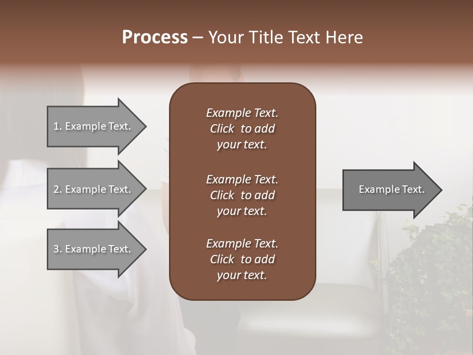 A Man Sitting On A Couch Talking To A Woman PowerPoint Template