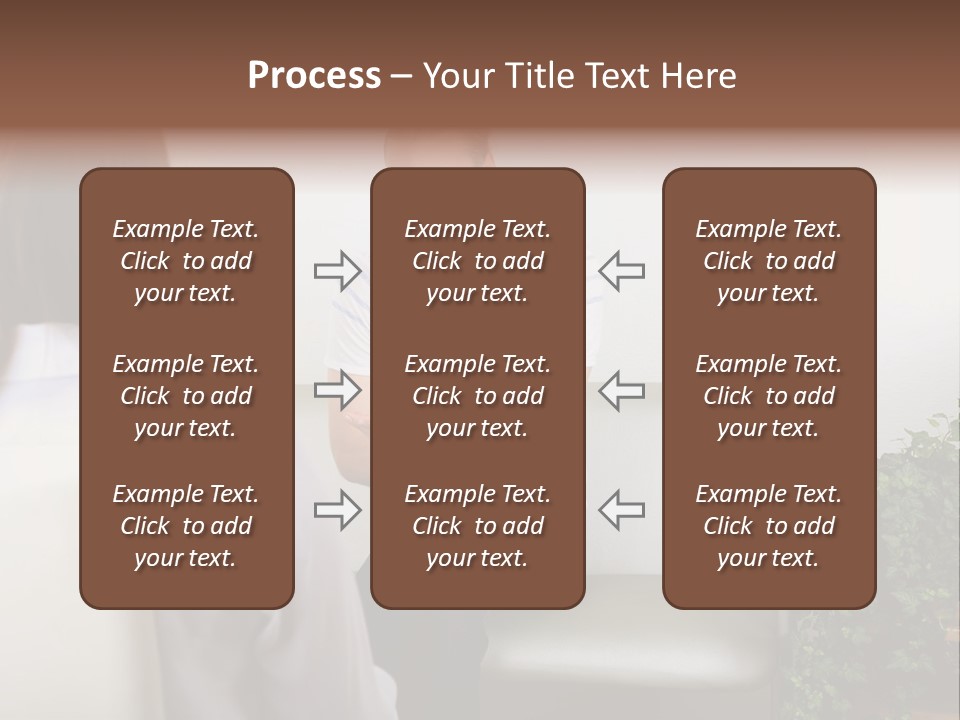 A Man Sitting On A Couch Talking To A Woman PowerPoint Template
