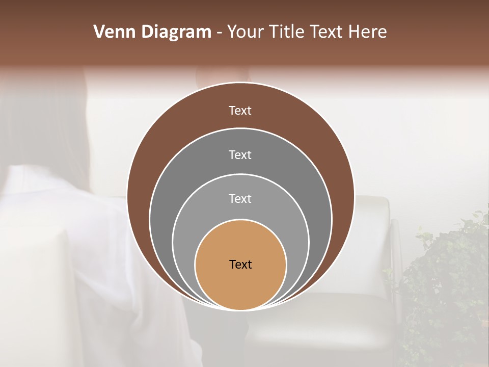 A Man Sitting On A Couch Talking To A Woman PowerPoint Template