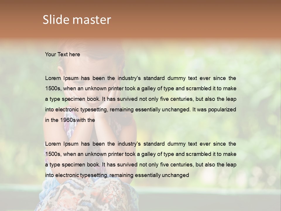 Orange Season Rustic PowerPoint Template