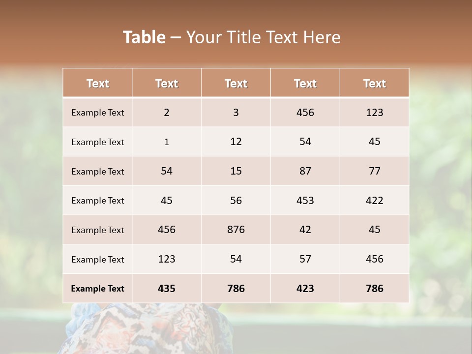 Orange Season Rustic PowerPoint Template