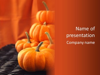 Orange Season Rustic PowerPoint Template