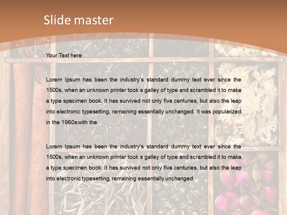 Aromatic Laps Oolong PowerPoint Template