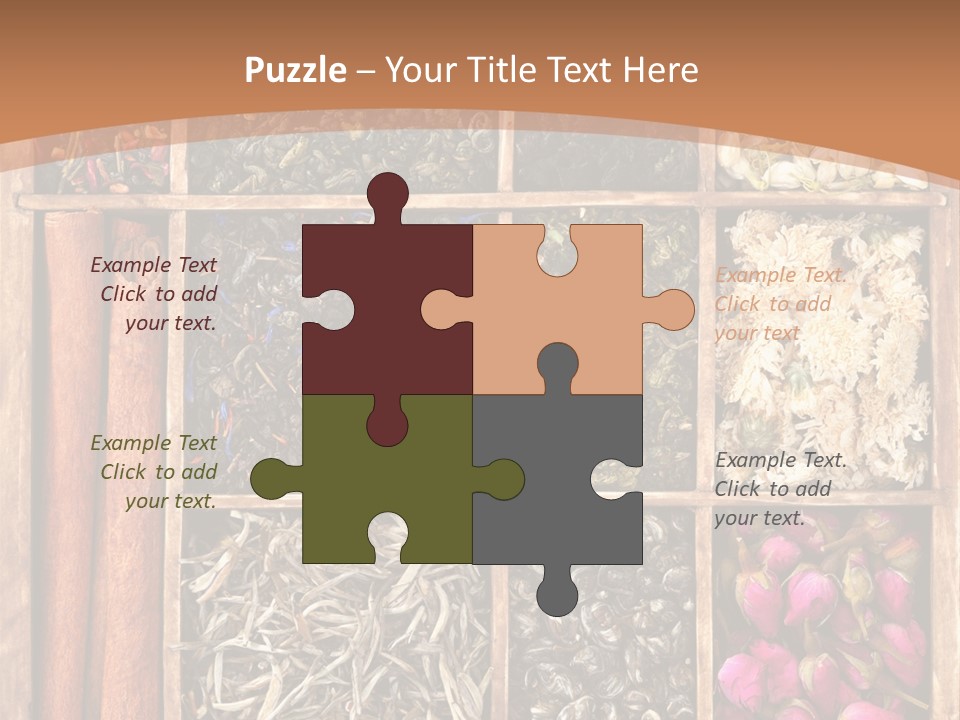 Aromatic Laps Oolong PowerPoint Template