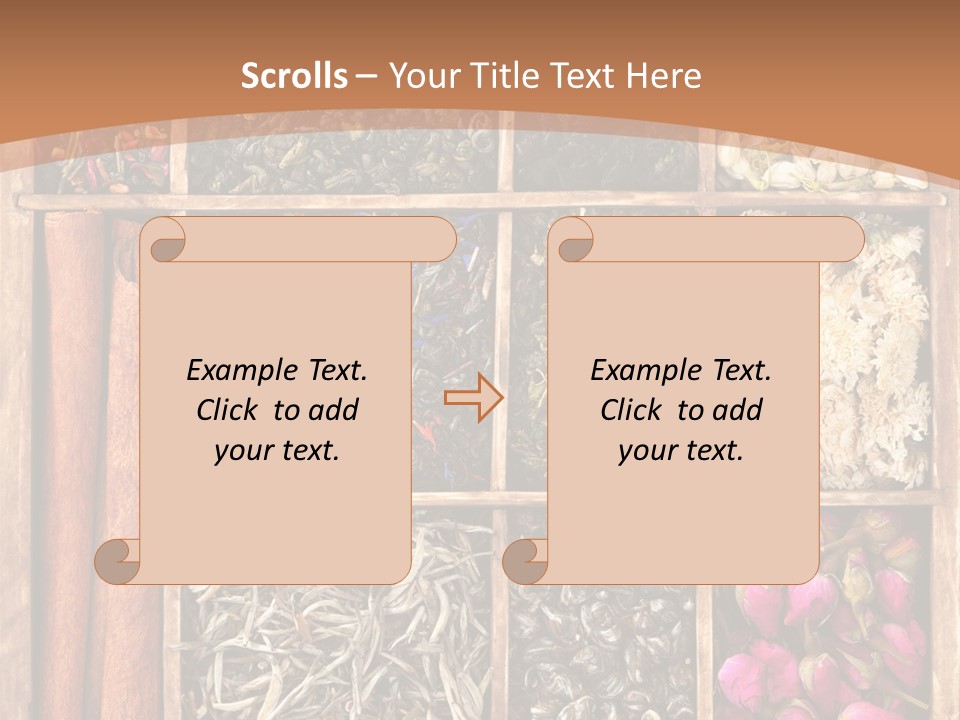 Aromatic Laps Oolong PowerPoint Template