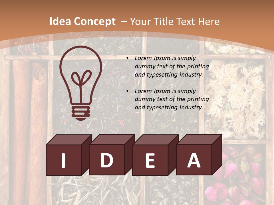 Aromatic Laps Oolong PowerPoint Template