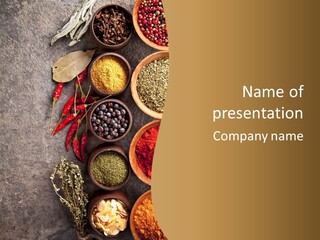 Paprika Top Dry PowerPoint Template