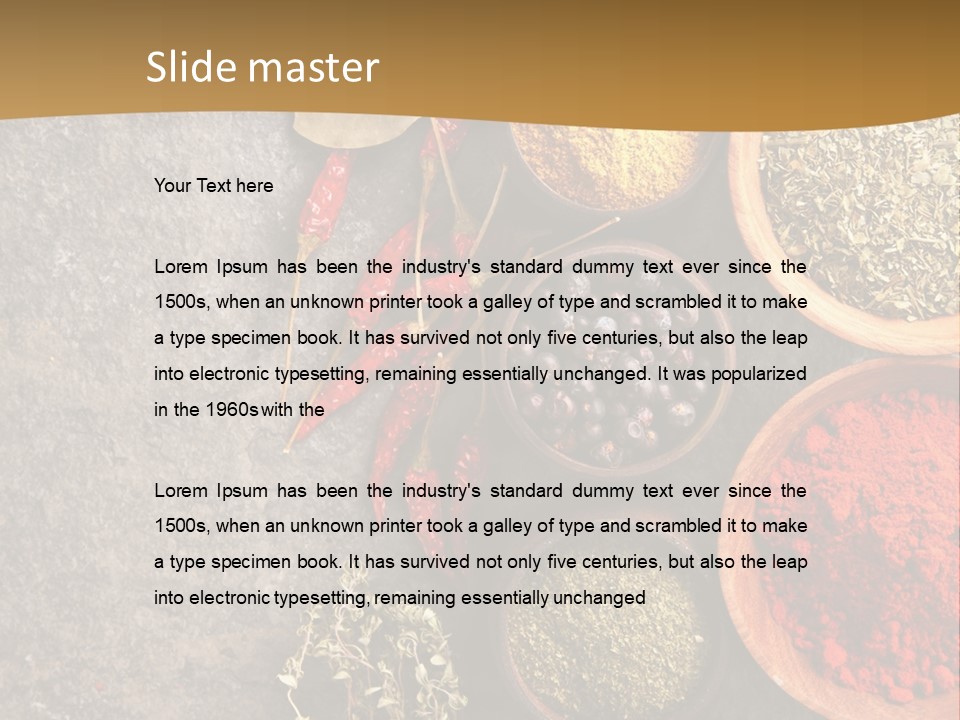 Paprika Top Dry PowerPoint Template