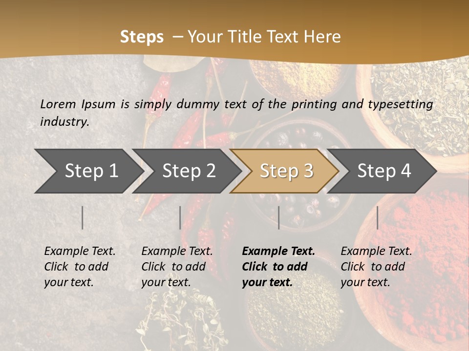 Paprika Top Dry PowerPoint Template