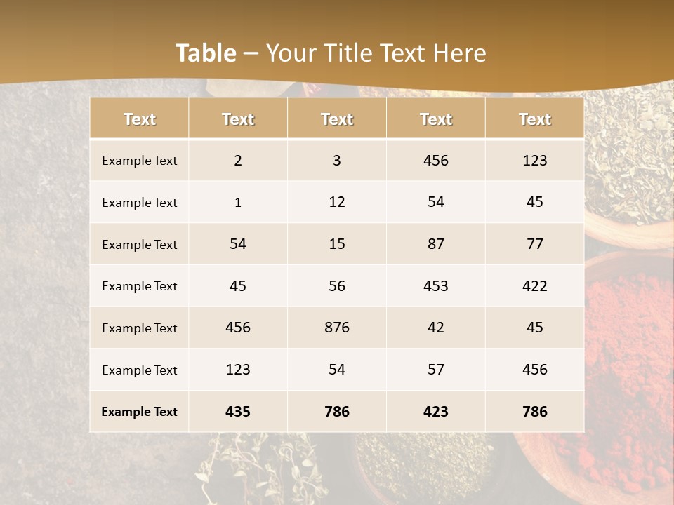 Paprika Top Dry PowerPoint Template