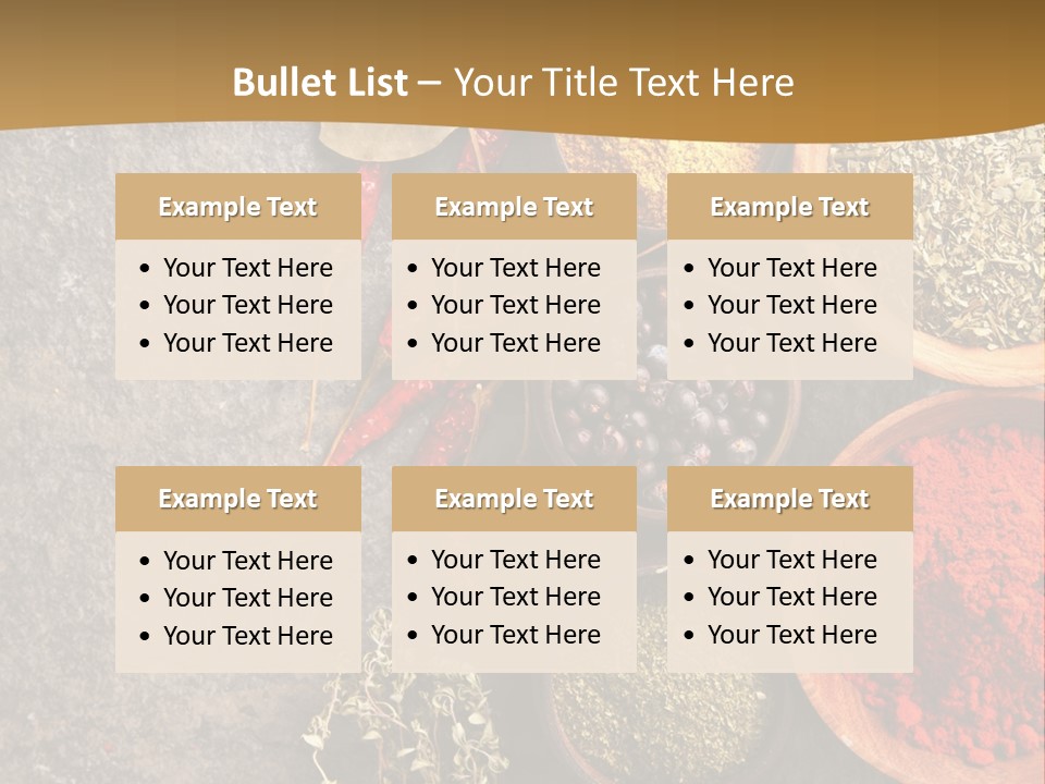 Paprika Top Dry PowerPoint Template