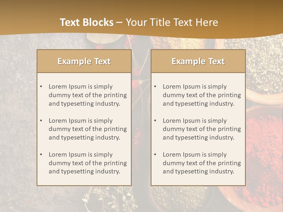 Paprika Top Dry PowerPoint Template