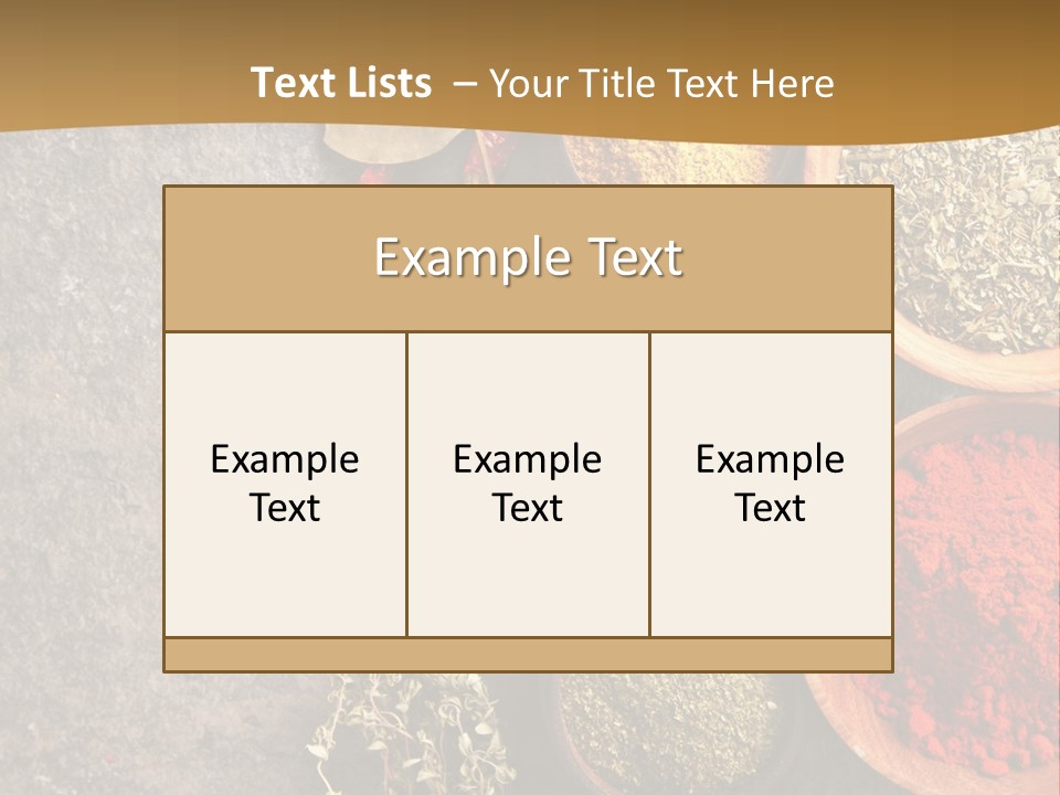 Paprika Top Dry PowerPoint Template