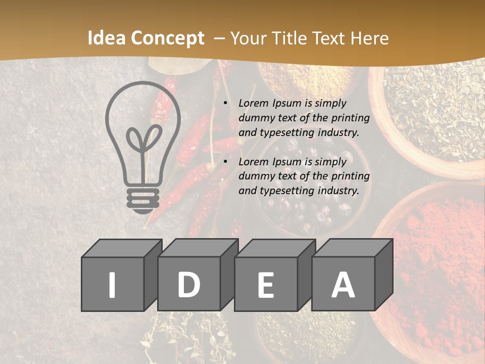 Paprika Top Dry PowerPoint Template