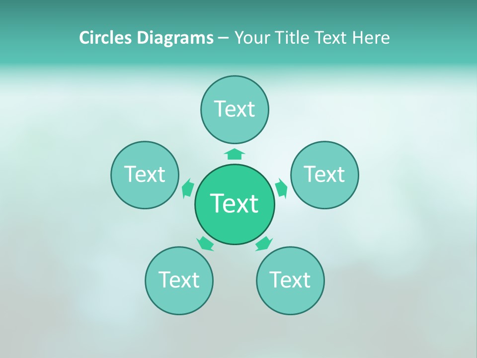 Circle Texture Cool PowerPoint Template