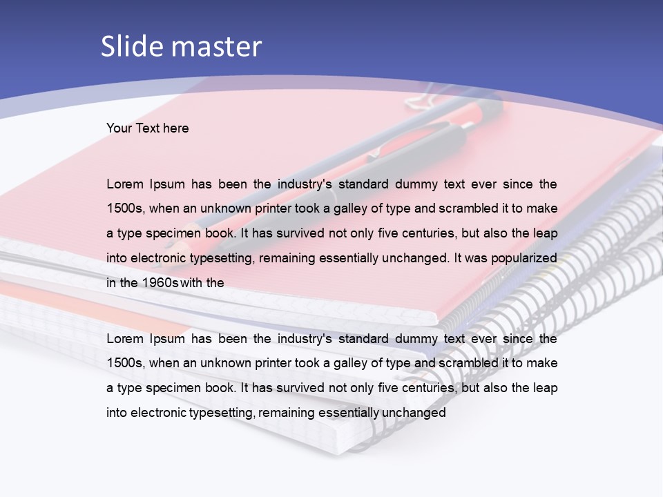 Fruit Pen Office PowerPoint Template