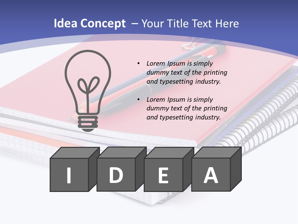 Fruit Pen Office PowerPoint Template
