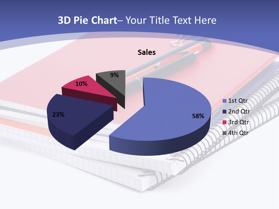Fruit Pen Office PowerPoint Template