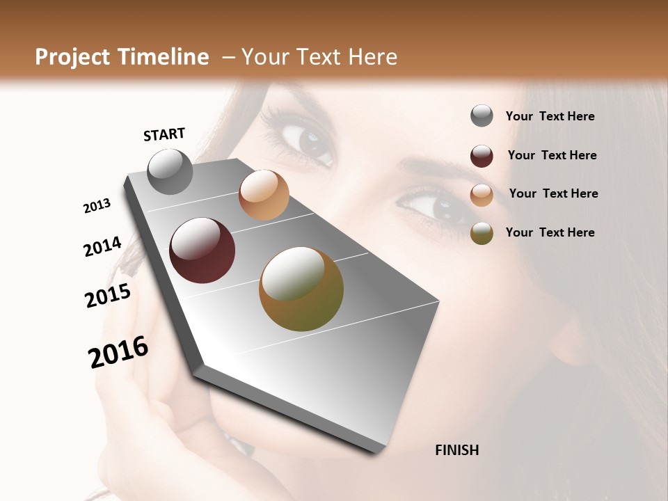 Hope Closeup Candle PowerPoint Template