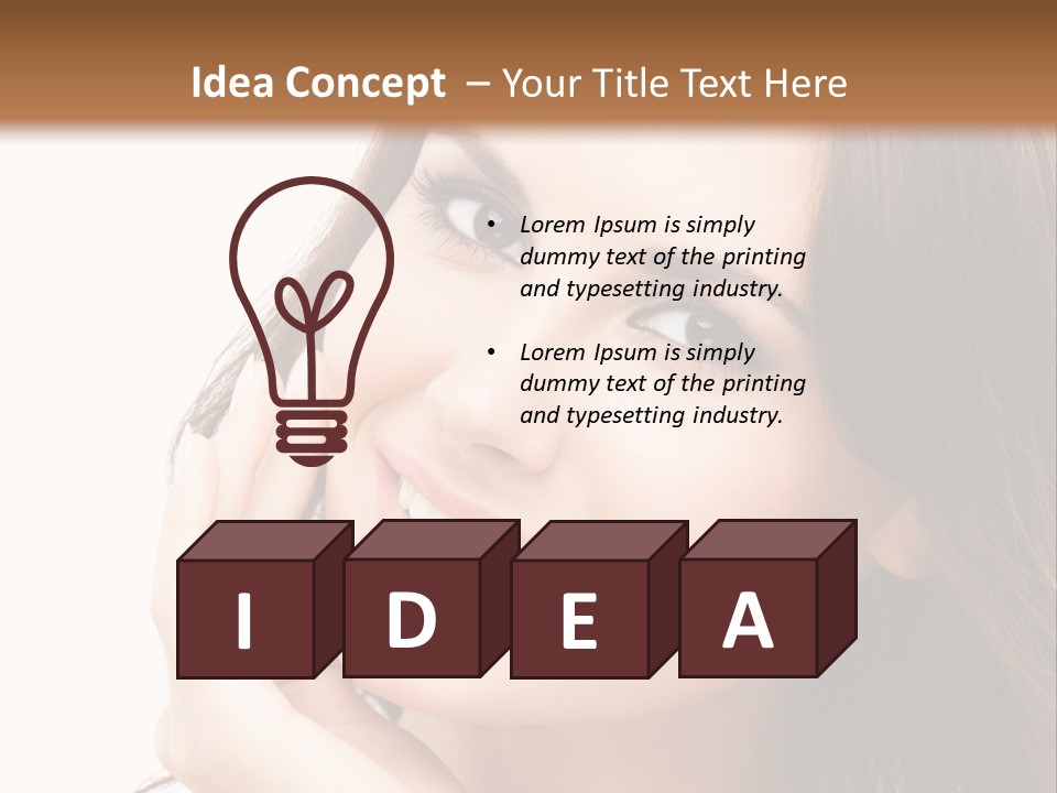 Hope Closeup Candle PowerPoint Template