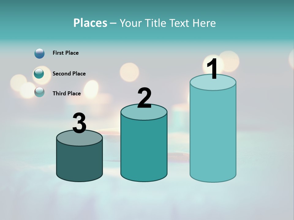 Hope Closeup Candle PowerPoint Template