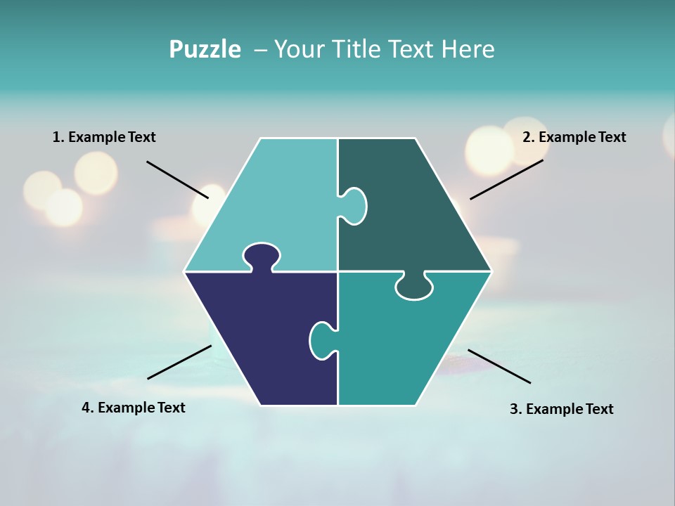 Hope Closeup Candle PowerPoint Template