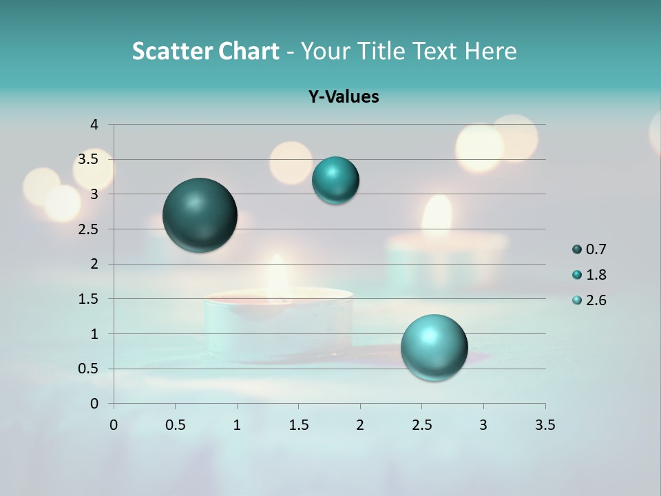Hope Closeup Candle PowerPoint Template
