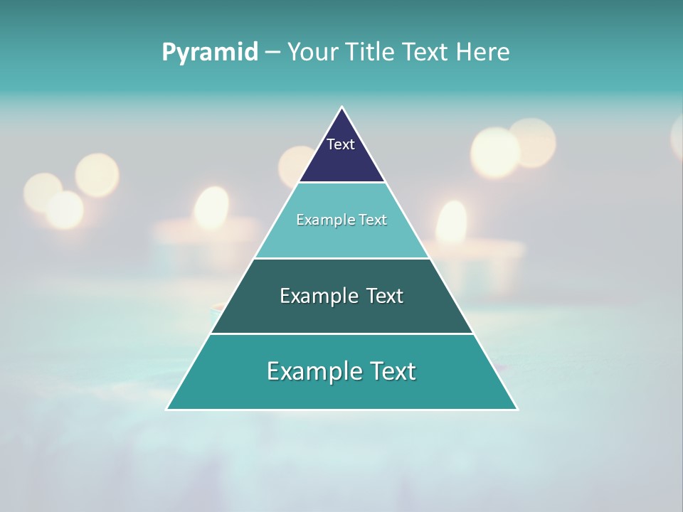 Hope Closeup Candle PowerPoint Template