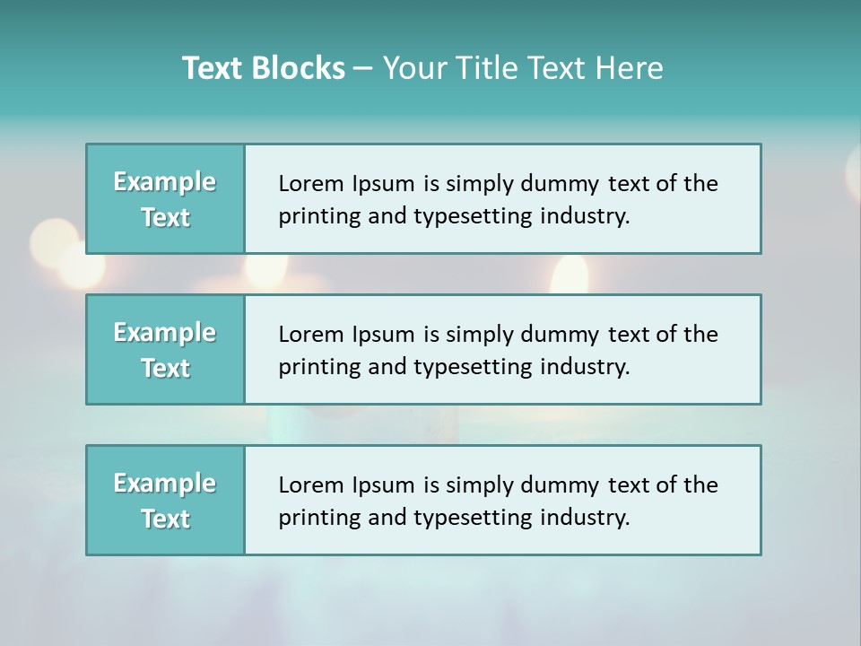 Hope Closeup Candle PowerPoint Template