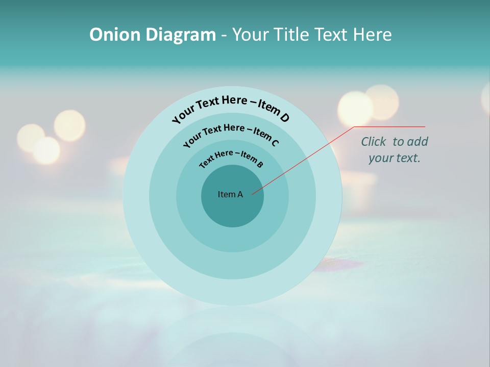 Hope Closeup Candle PowerPoint Template