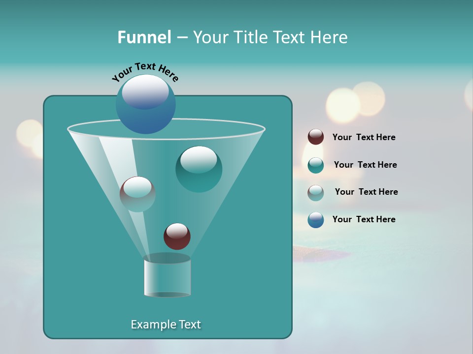 Hope Closeup Candle PowerPoint Template