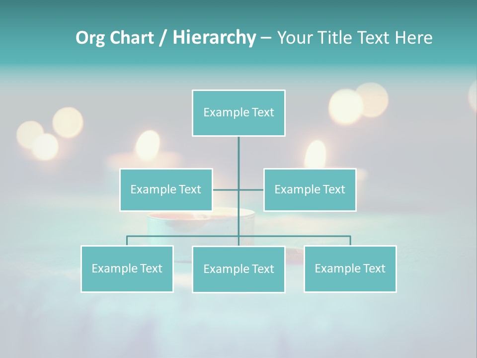 Hope Closeup Candle PowerPoint Template
