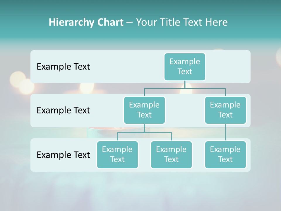 Hope Closeup Candle PowerPoint Template