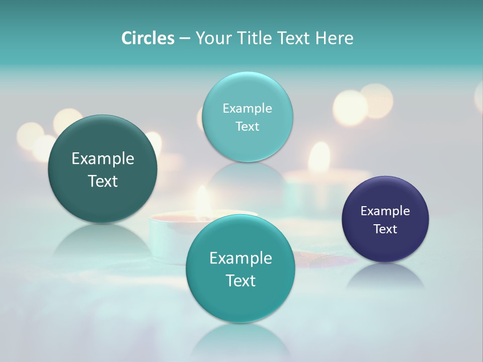 Hope Closeup Candle PowerPoint Template