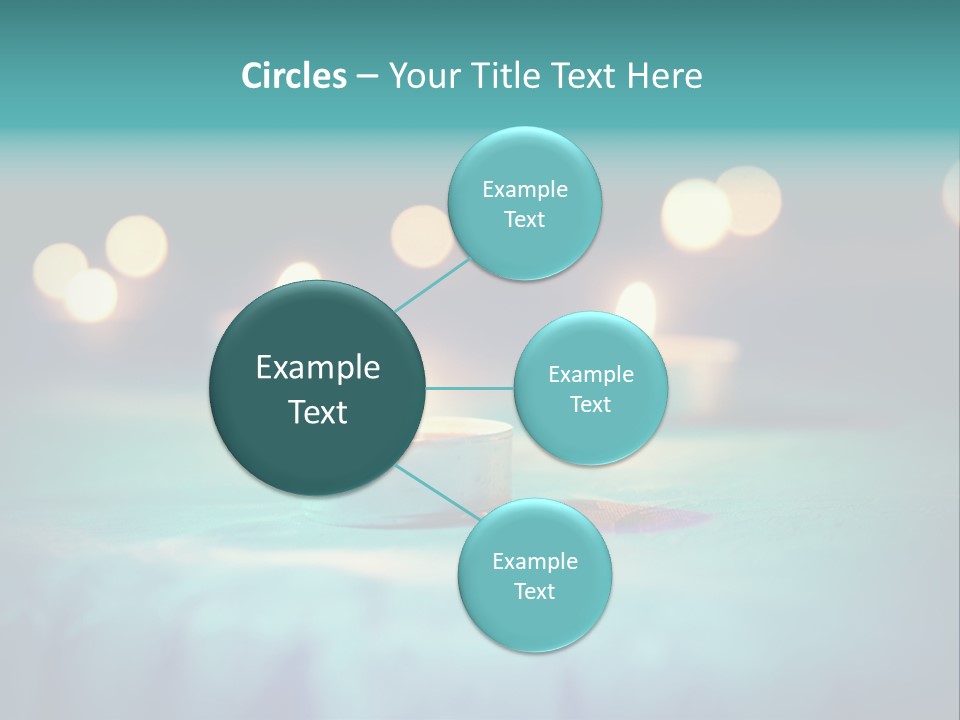 Hope Closeup Candle PowerPoint Template