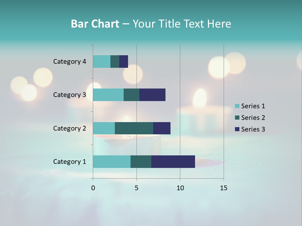 Hope Closeup Candle PowerPoint Template