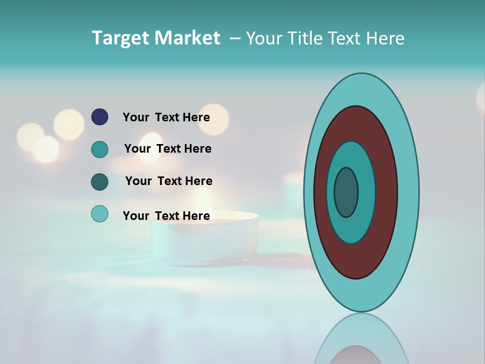 Hope Closeup Candle PowerPoint Template