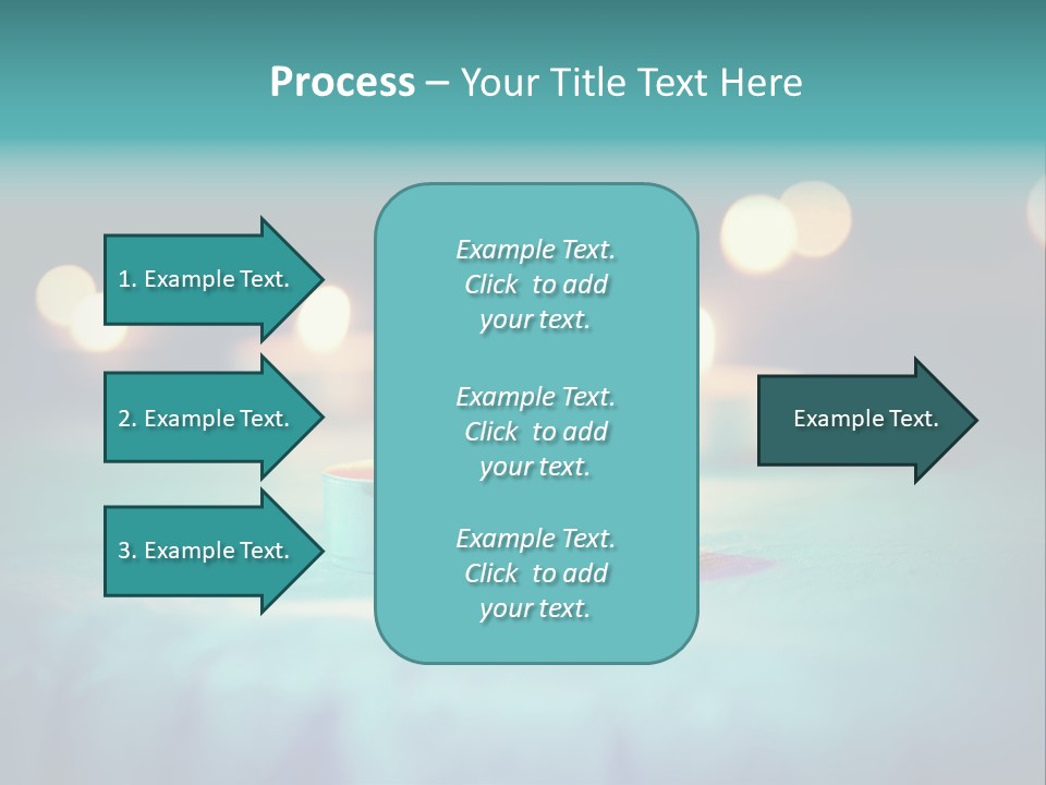 Hope Closeup Candle PowerPoint Template